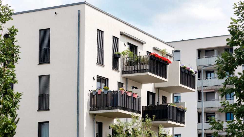 Modern German residential housing