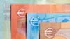 Euro banknotes